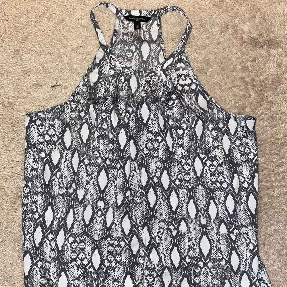 Snake print tank top